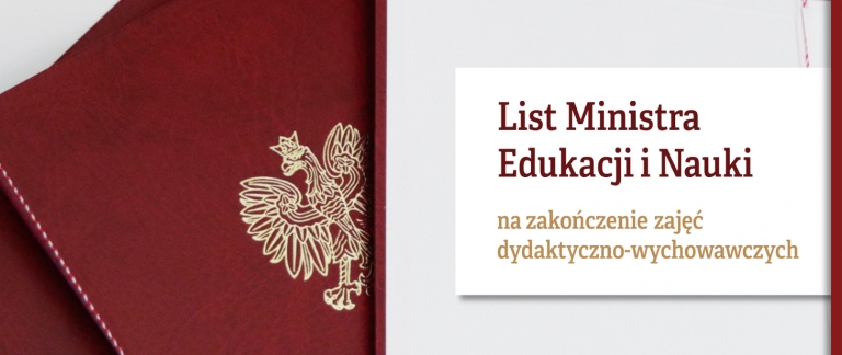 List Ministra Edukacji i Nauki