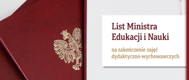 List Ministra Edukacji i Nauki