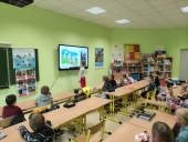 Wizyta sześciolatków w szkole
