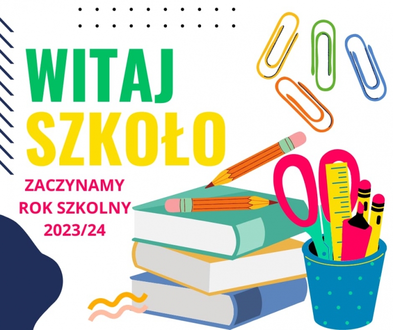 UROCZYSTOŚĆ ROZPOCZĘCIA ROKU SZKOLNEGO 2023/2024